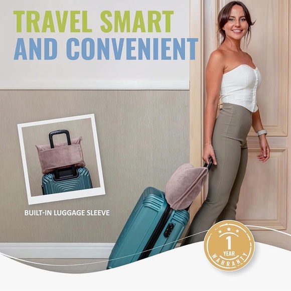 Blue Travel Blanket/Pillow - Picture 7 of 8